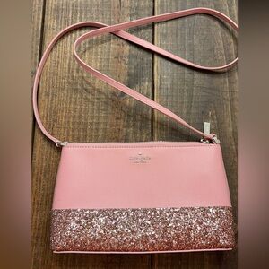 Kate Spade Pink Sparkle Crossbody Bag
